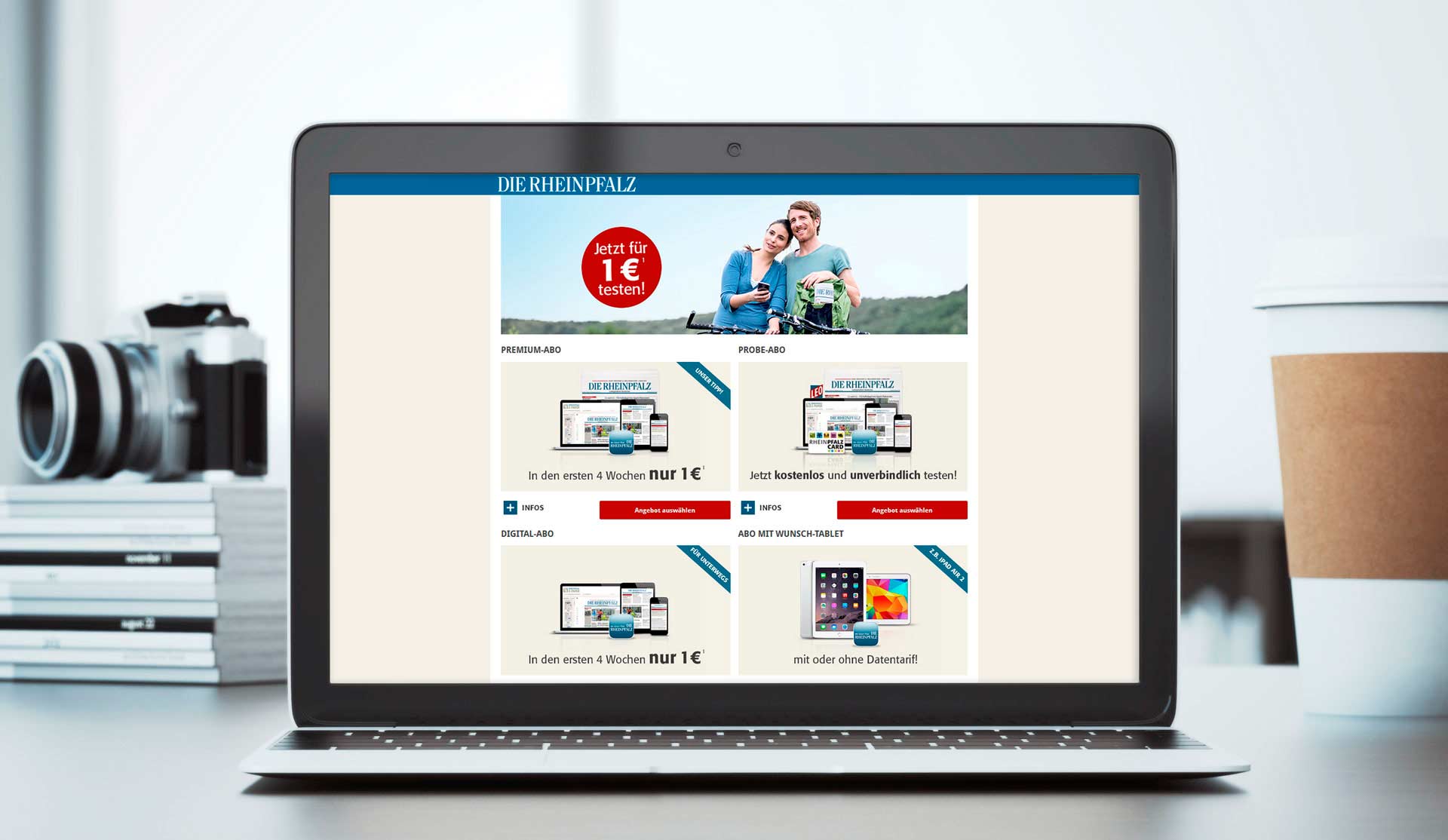 DIE RHEINPFALZ Meine Pfalz-to-go Landingpage